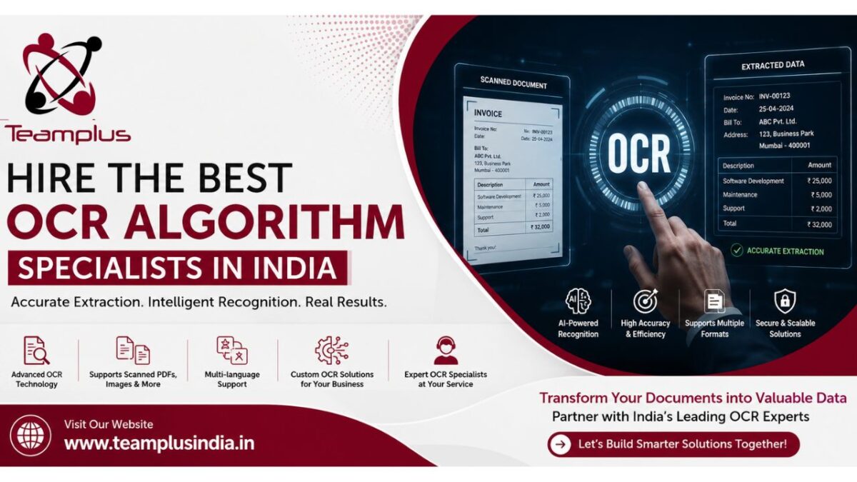 Hire the Best OCR Algorithm Specialists in India