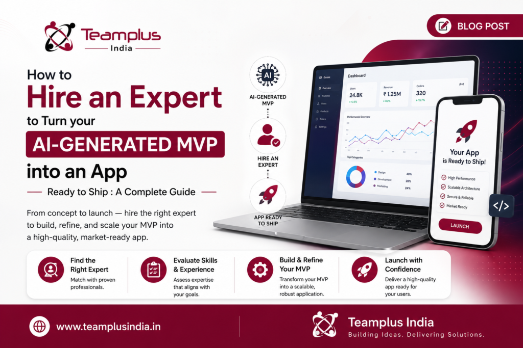 How to Hire an Expert to Turn your AI-Generated MVP into an App Ready to Ship  A Complete Guide